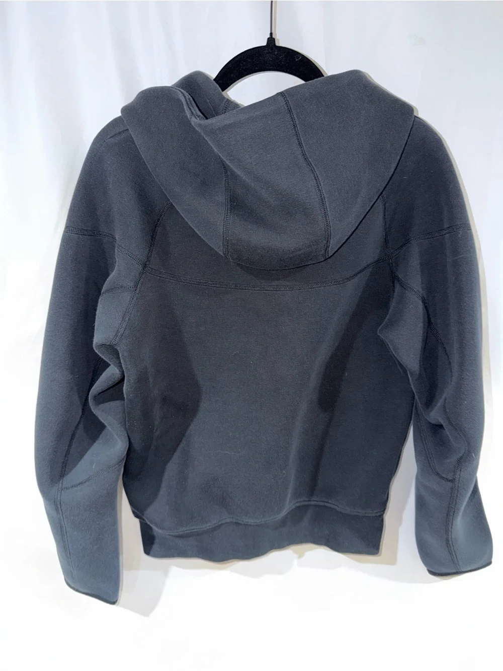Nike Tech Fleece Black Full-Zip Hooded Sweatshirt Tracksuit Long sleeve Top XS